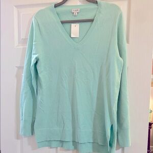 J.Crew Light Green Knit Top